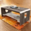 Tavolino da salotto design vintage rovere TU1