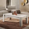 Tavolino da salotto moderno 122x45 cm cashmere TSL10