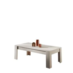 Tavolino da salotto moderno 122x45 cm cashmere TSL10