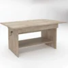 Tavolino da salotto regolabile in rovere chiaro TG13