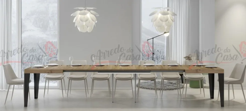 Tavolo allungabile da cucina 180x90 FLM 180