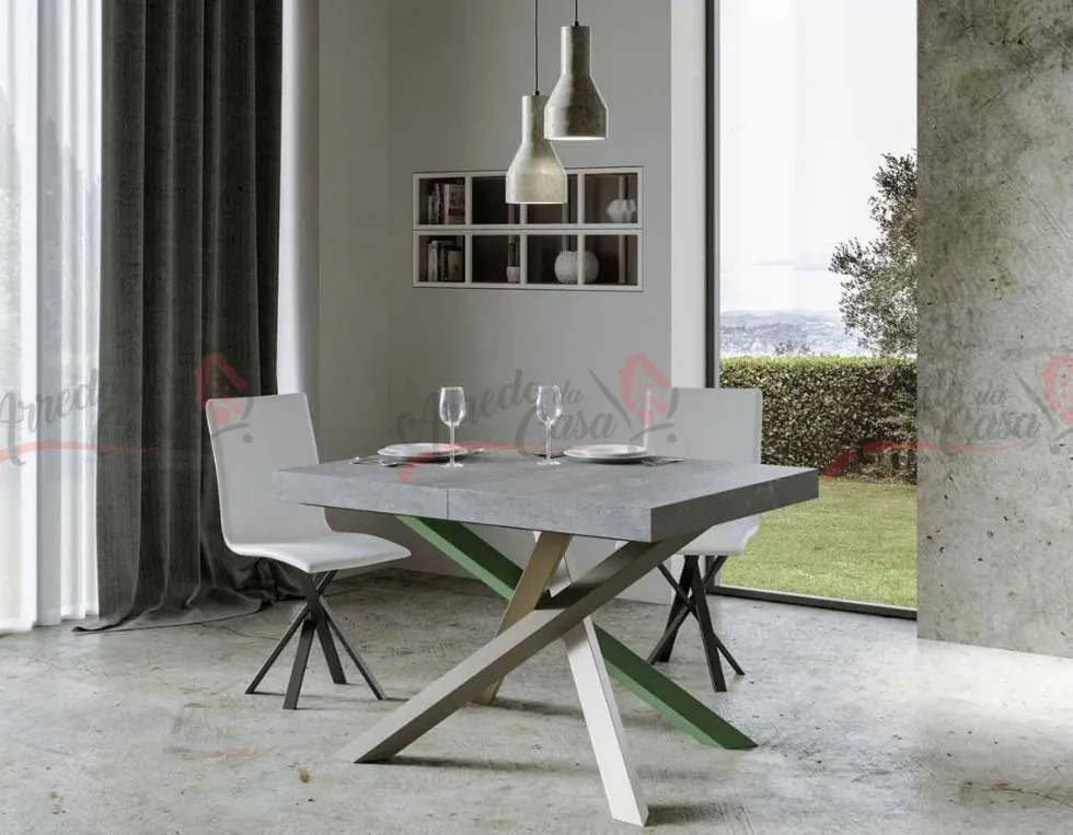 Tavolo allungabile moderno VLN MULTICOLOR 4A 130