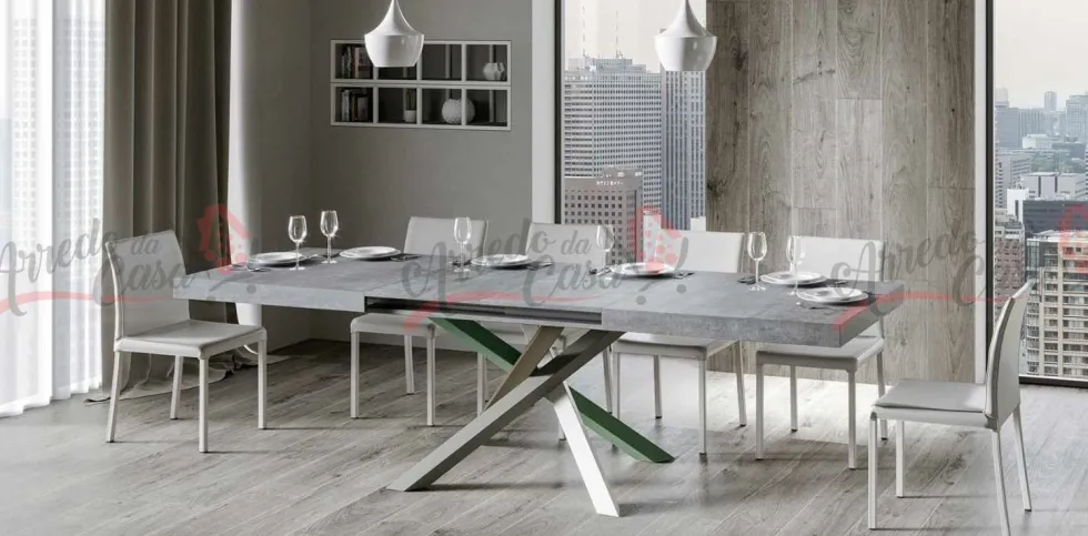 Tavolo allungabile moderno VLN MULTICOLOR 4A 130