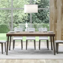 Tavolo allungabile 12 posti moderno R 160