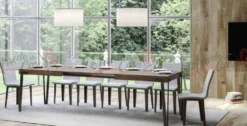 Tavolo allungabile 12 posti moderno R 160
