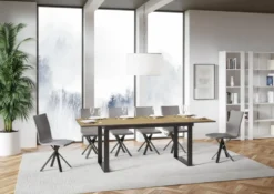 Tavolo allungabile Telaio Antracite BND 160