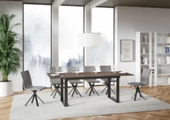 Tavolo allungabile Telaio Antracite BND 160