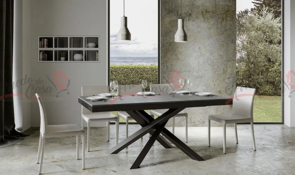 Tavolo allungabile 180x90 moderno VLN EVOLUTION 180