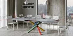 Tavolo allungabile 160x90 VLN MULTICOLOR 4B 160