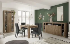 Tavolo da cucina 137x90 allungabile design moderno effetto legno rovere TCL19