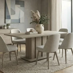 Tavolo da pranzo in legno rovere e sonoma TI3