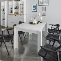 Tavolo da pranzo moderno bianco TI14