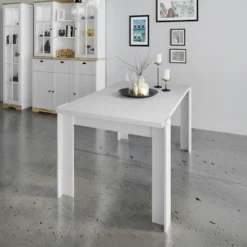 Tavolo da pranzo moderno bianco TI14