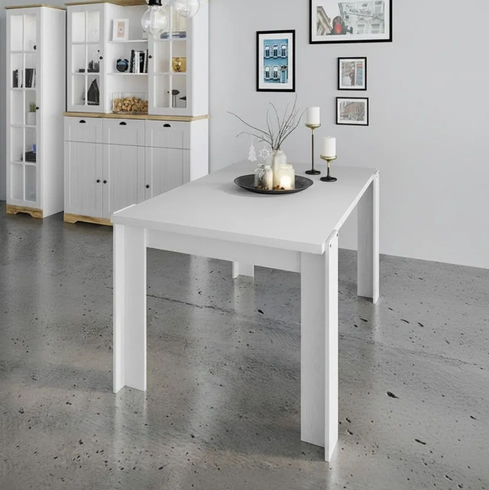 Tavolo da pranzo moderno bianco TI14
