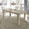 Tavolo da pranzo 137x90 allungabile design moderno effetto legno rovere TCL3