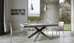 Tavolo moderno allungabile VLN MULTICOLOR 4C 180