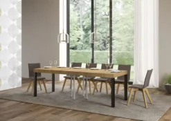 Tavolo quadrato allungabile 90x90 cm EVRD PREMIUM 90