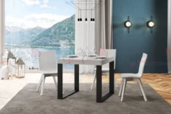 Tavolo quadrato allungabile 90X90 TCN 90
