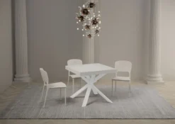 Tavolo quadrato allungabile 90x90 CLRK 90