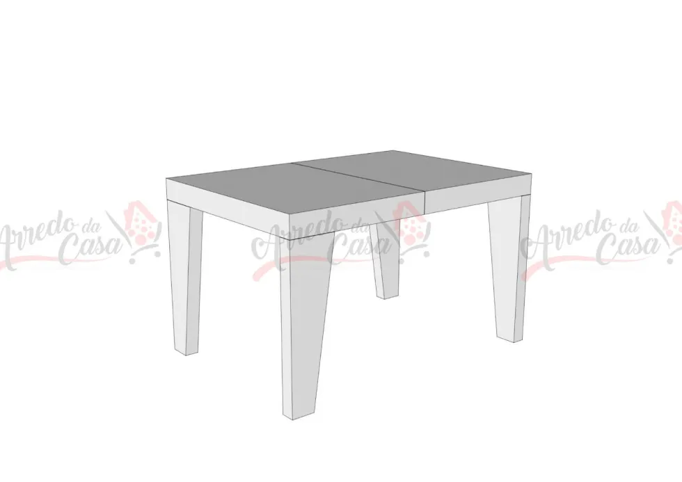 Tavolo rettangolare allungabile 160x90 SPB 160