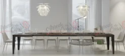 Tavolo soggiorno moderno allungabile 160 x 90 FLM 160