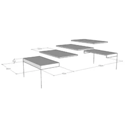 Tavolo 90x90 allungabile da cucina R 90