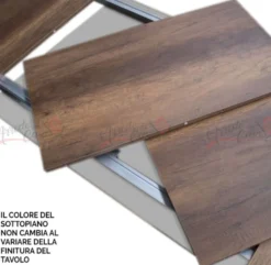 Tavolo 130x90 allungabile KRM 130