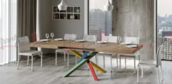 Tavolo 180x90 allungabile VLN MULTICOLOR 4B 180