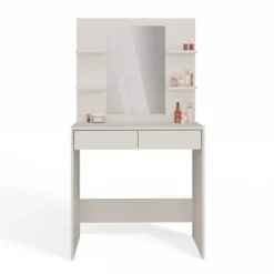 Toeletta da trucco moderna 81x150 cm beige cashmere TOT5