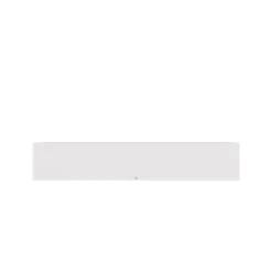 Toeletta da trucco sospesa minimal 110x20 cm bianco opaco TOT4
