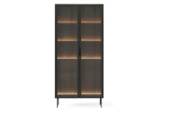 Vetrina alta moderna con cassetti push-pull e luce LED VLK13